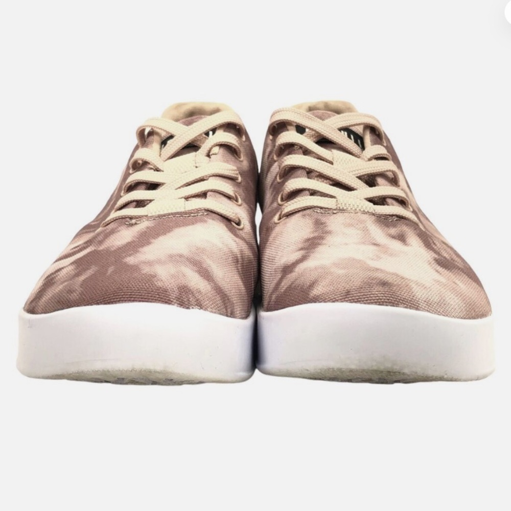 NOBULL Tie Dye Canvas Trainers Dusty Rose Pink Women’s size 6.5 - Picture 2 of 8